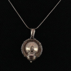 Sterling Silver Chain and Pendent with dangling Ornament