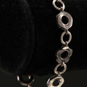 Geometric styles Sterling Silver Unite Bracelet