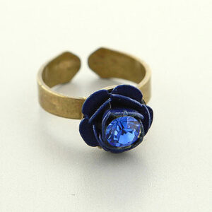 Fashion Blue Rose Ring