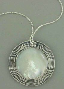 full moon necklace