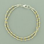 Two Tone Glam Bracelet
