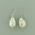 Metallic Silver Earrings