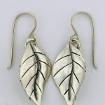 Silver Leaf Earrings