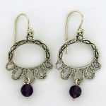 Silver Fans Earrings