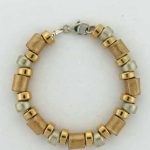 Two Tone Beaded Bracelet