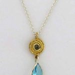 Blue Drop Necklace
