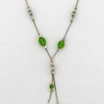 Green Tie Necklace
