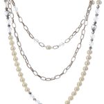 Fashion Layered Silver Necklace