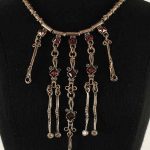 Silver Red Glazers Necklace