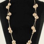 Double Note Pearls Necklace