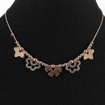 Double Flowers Necklace