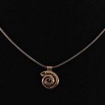 Rose Gold Spiral Necklace