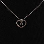 Heart Dirown Necklace