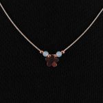 Milky Red Rose Necklace