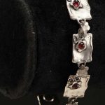 Garnet Loom Bracelet