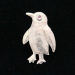 Silver Penguin Pin