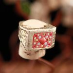 Darcie Gold Coral Ring