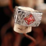 Silver Coral Perk Ring