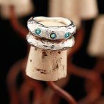 Wobblier Silver Blue Ring