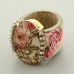 Floral Wide 4 Ring