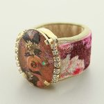 Floral Wide 3 Ring