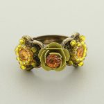 Yellow Trio Ring