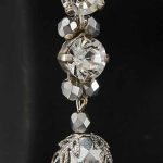 Silver Grey Tier Earrings