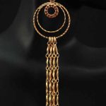 Gold Water Fall Earrings