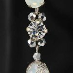 Milky Grey Tier Earrings