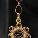 Zebra Flower Earrings