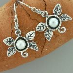 Whispering White Earrings