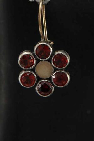 Heather Red Earrings