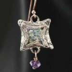 Roman Glass Star Earrings