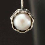 White Pearl Shako Earrings