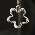 Silver Flower Earrings