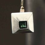 Tourmaline Square Earrings
