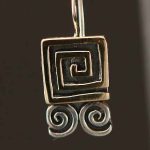 Square Spiral Earrings
