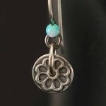 Blue Wheels Earrings