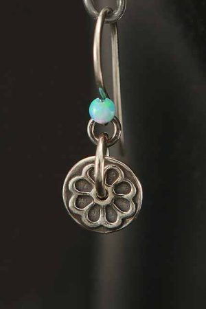 Blue Wheels Earrings