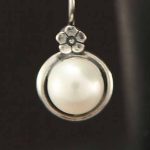 White Pearl Earrings