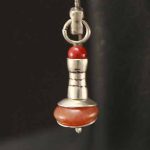 Carnelian Dot Earrings