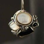 Black And White Earrings