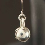 Silver Clams Earrings