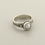 White Silk Ring