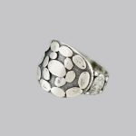 Bubbly Silver Ring