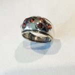 Seven Red Stars Ring