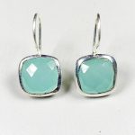 Blue Calci Sterling Earrings
