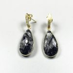 Black Rutile Earrings