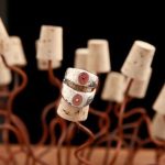 Dos Silver Pink Ring