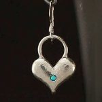 Flow Blue Heart Earrings